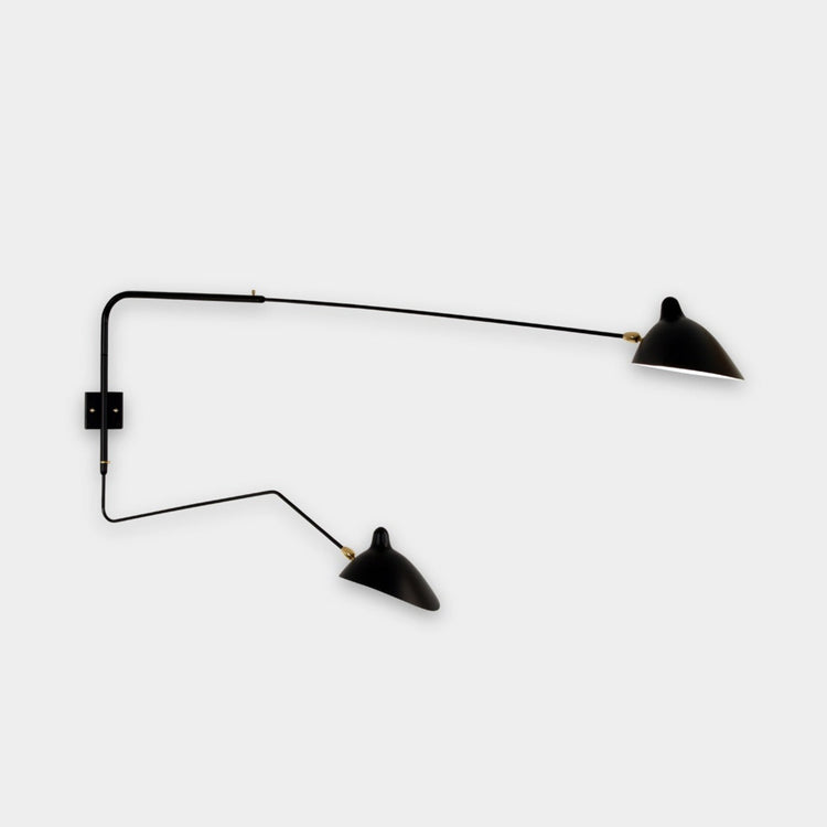 AP2B1C - Adjustable metal wall lamp.