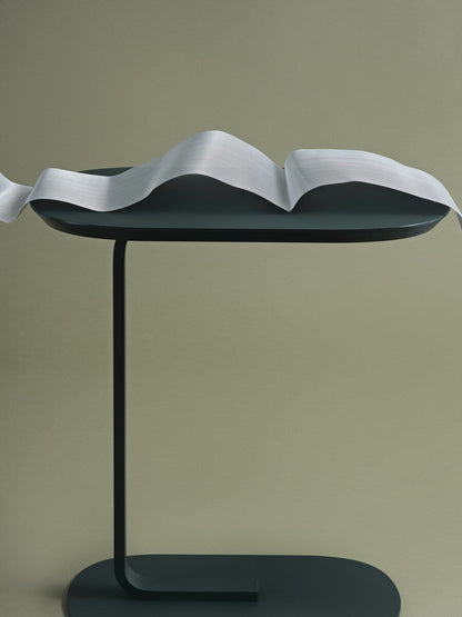 Relate side table, h. 60,5 cm, dark green