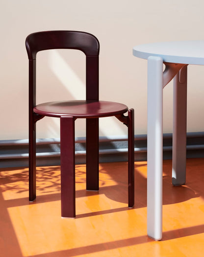Rey table, 128 cm, slate blue - gull