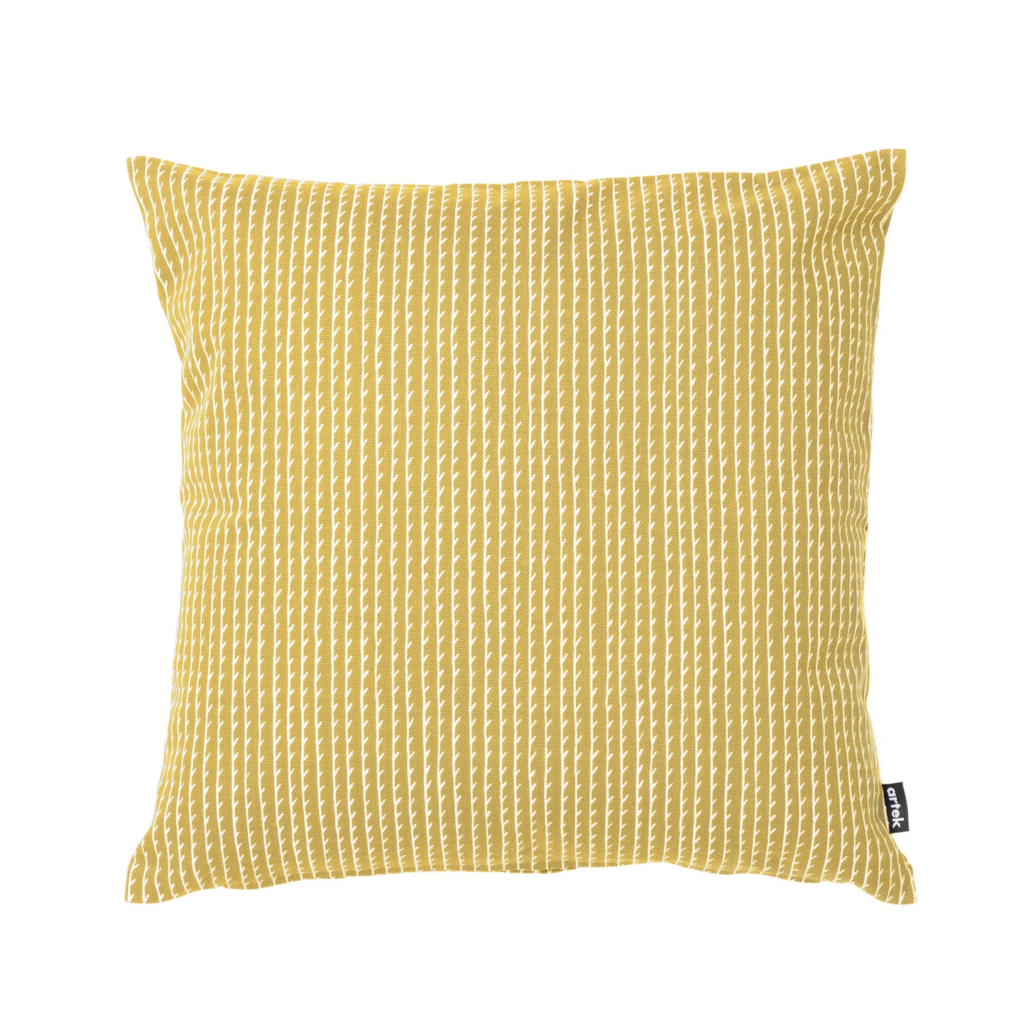 Artek Rivi Cushion Cover, large — mustard/white