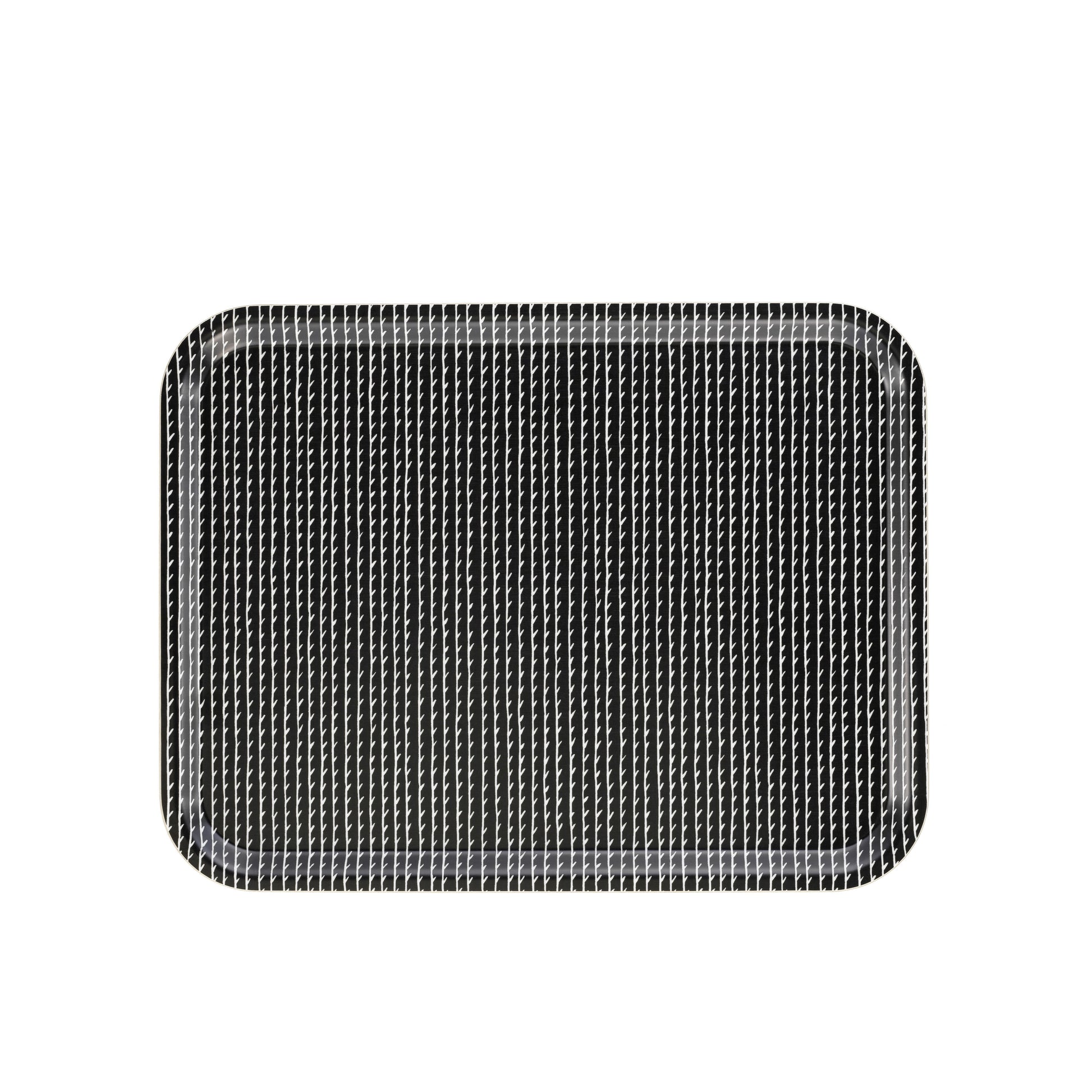 Artek Rivi Tray, large — black/white