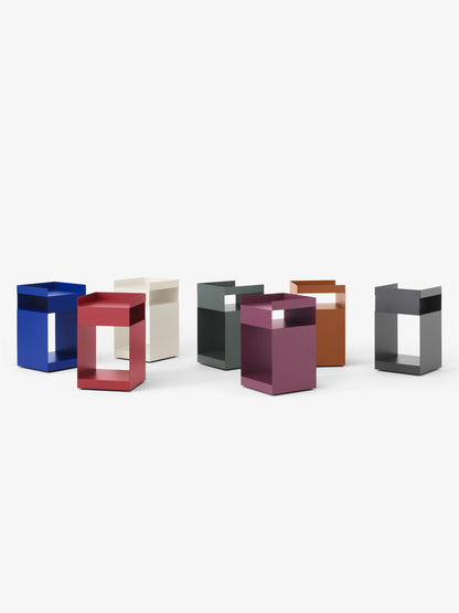 Rotate SC73 side table, cobalt blue