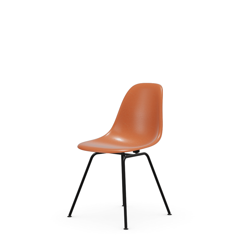 Eames Fiberglass Side Chair DSX (without upholstery).