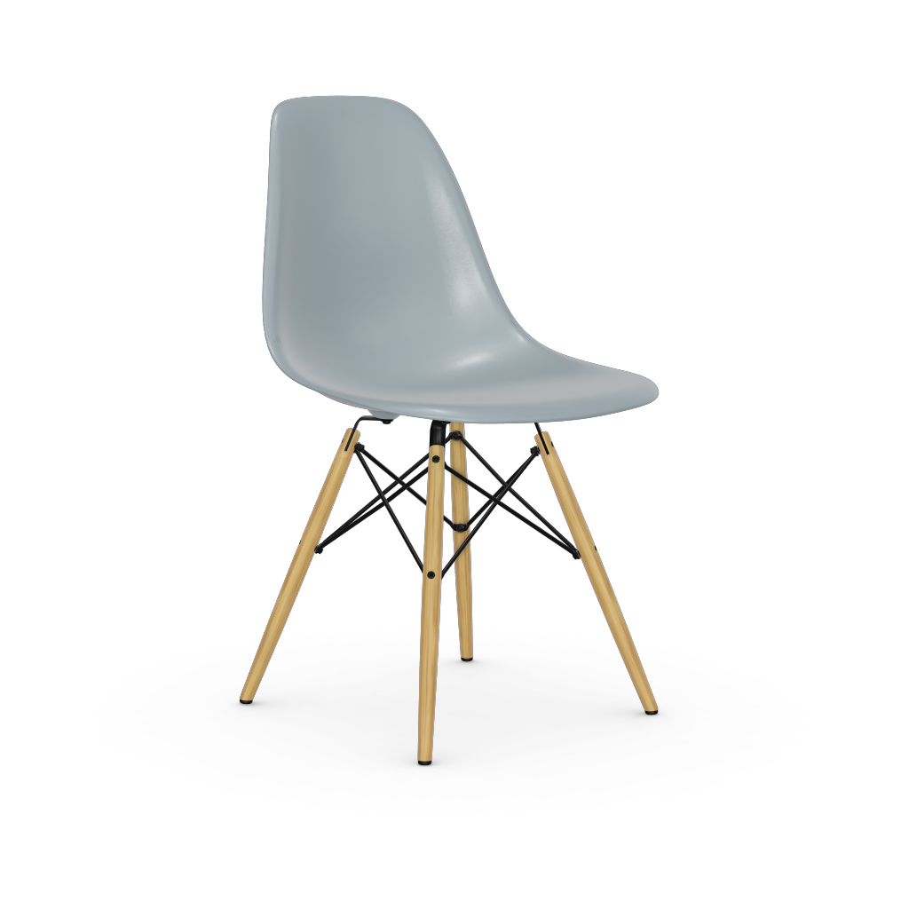 Eames Plastic Side Chair DSW (without upholstery).
