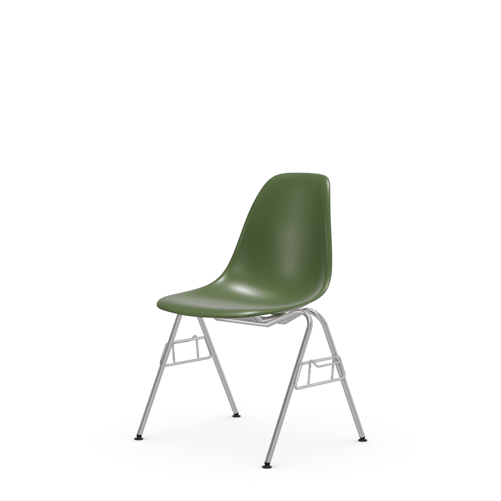 Eames Plastic Side Chair DSS (without upholstery).