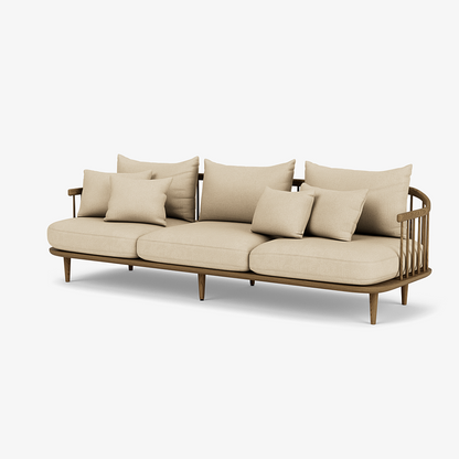 FLY SC12 - 3 seater fabric sofa (Request Info).