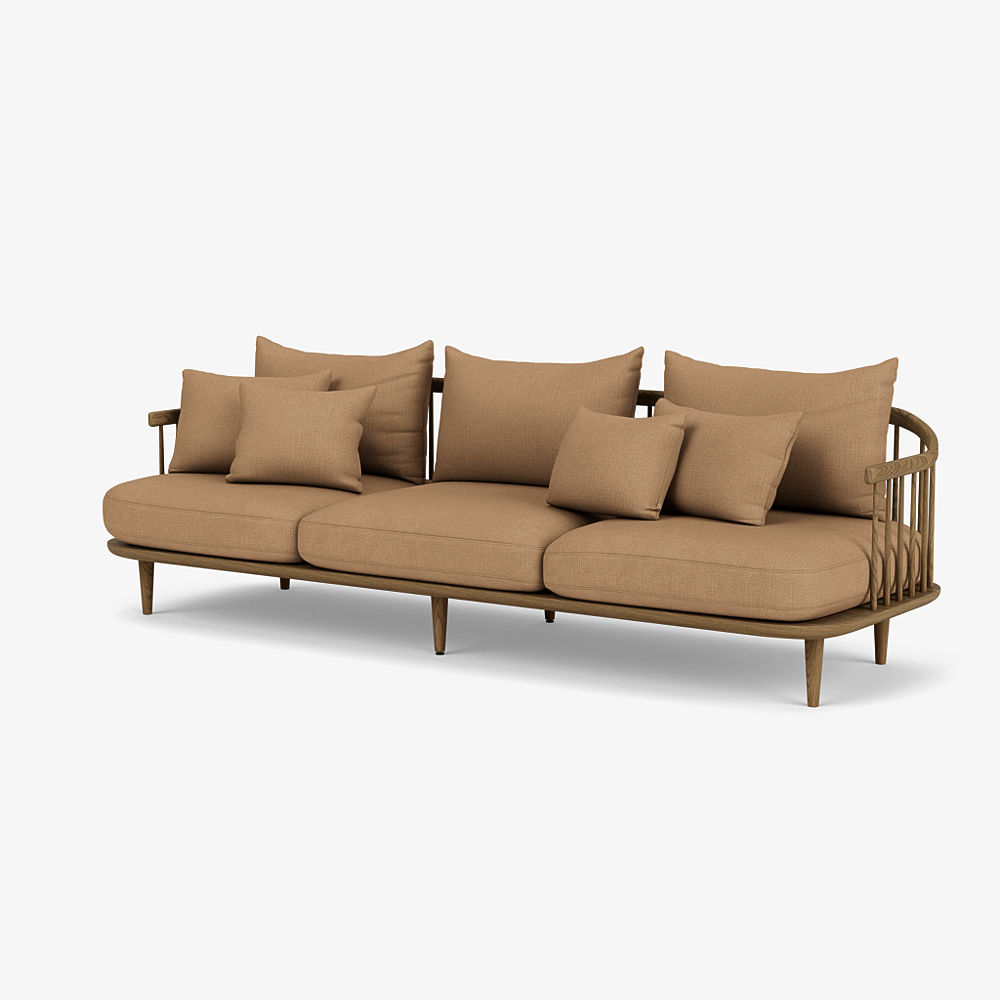 FLY SC12 - 3 seater fabric sofa (Request Info).