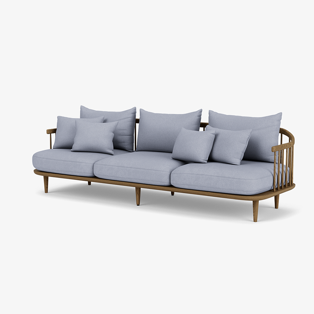 FLY SC12 - 3 seater fabric sofa (Request Info).