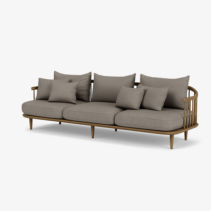FLY SC12 - 3 seater fabric sofa (Request Info).