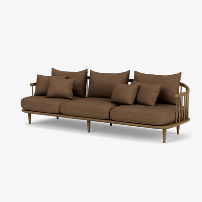 FLY SC12 - 3 seater fabric sofa (Request Info).