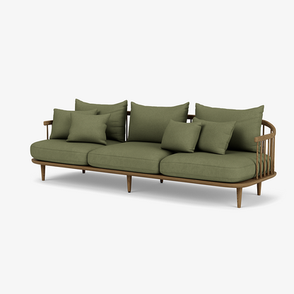 FLY SC12 - 3 seater fabric sofa (Request Info).