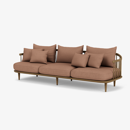 FLY SC12 - 3 seater fabric sofa (Request Info).