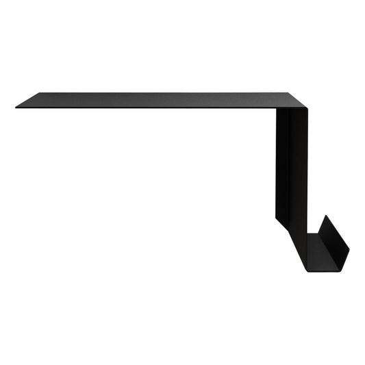 Shelve02 wall shelf, right, black