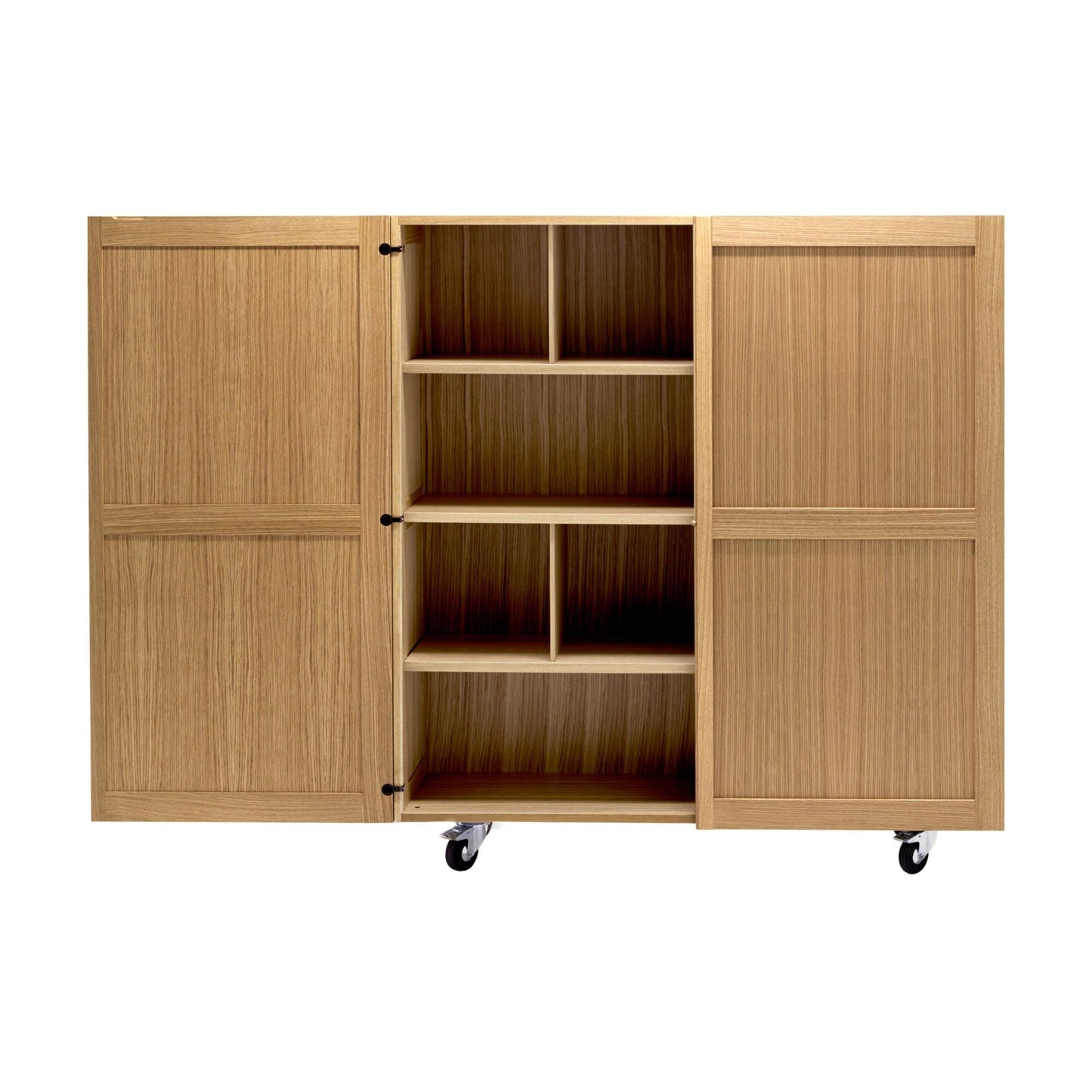 SHIGETO - Oak highboard with doors.