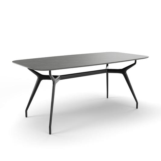 ARKOS SHAPED 02 - Rectangular dining table (Top Finishes - CERAMICS | Cat. CE2)