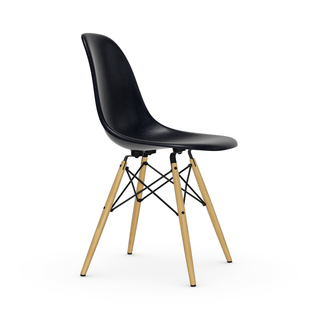 Eames Fiberglass Side Chair DSW (without upholstery).