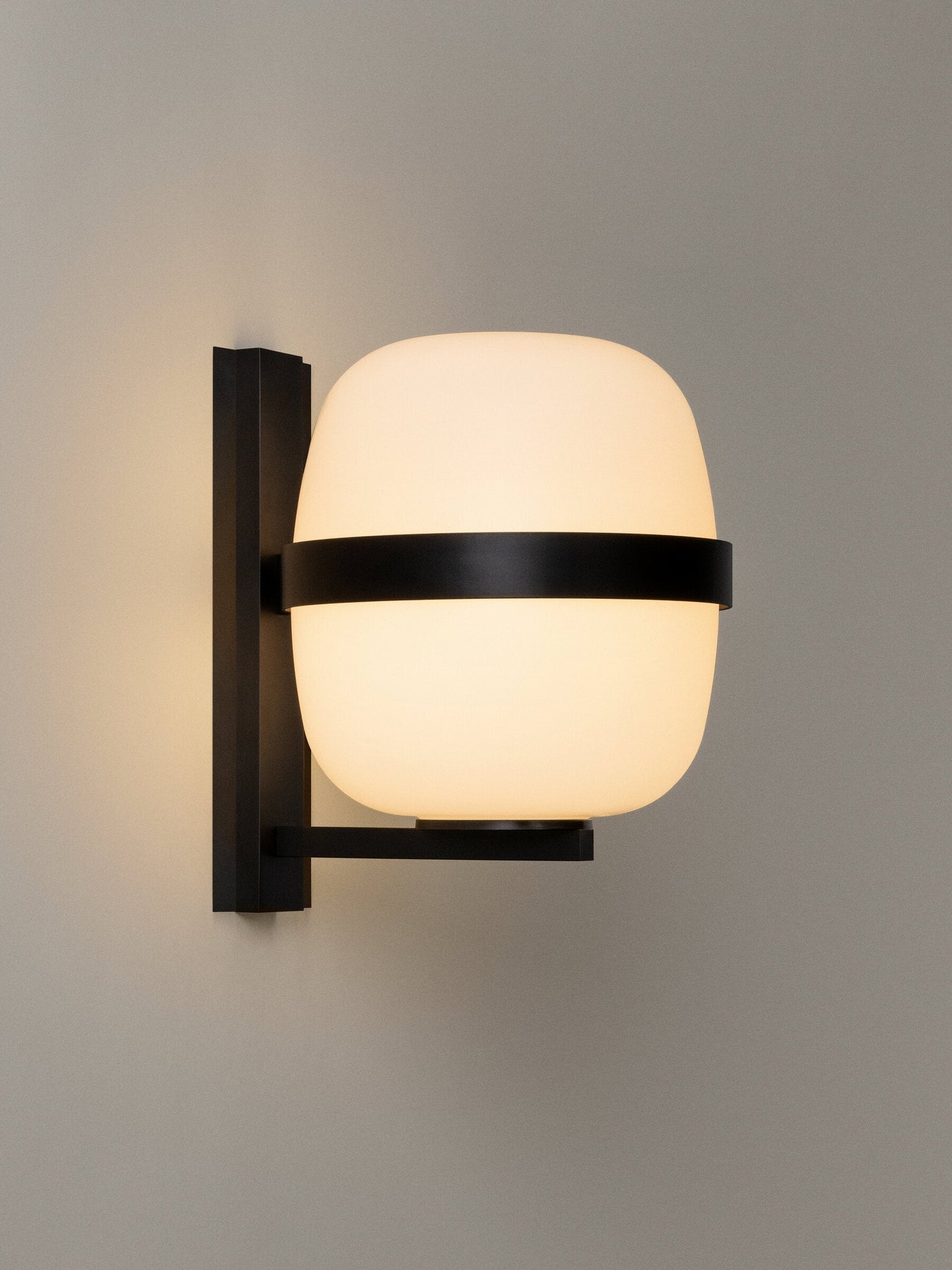 WALLY CESTA - LED opal glass wall lamp (Request Info).