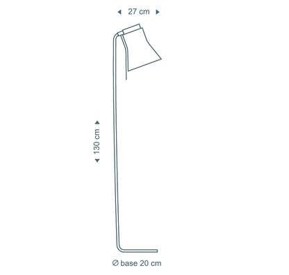 Petite 4610 floor lamp (Request Info).