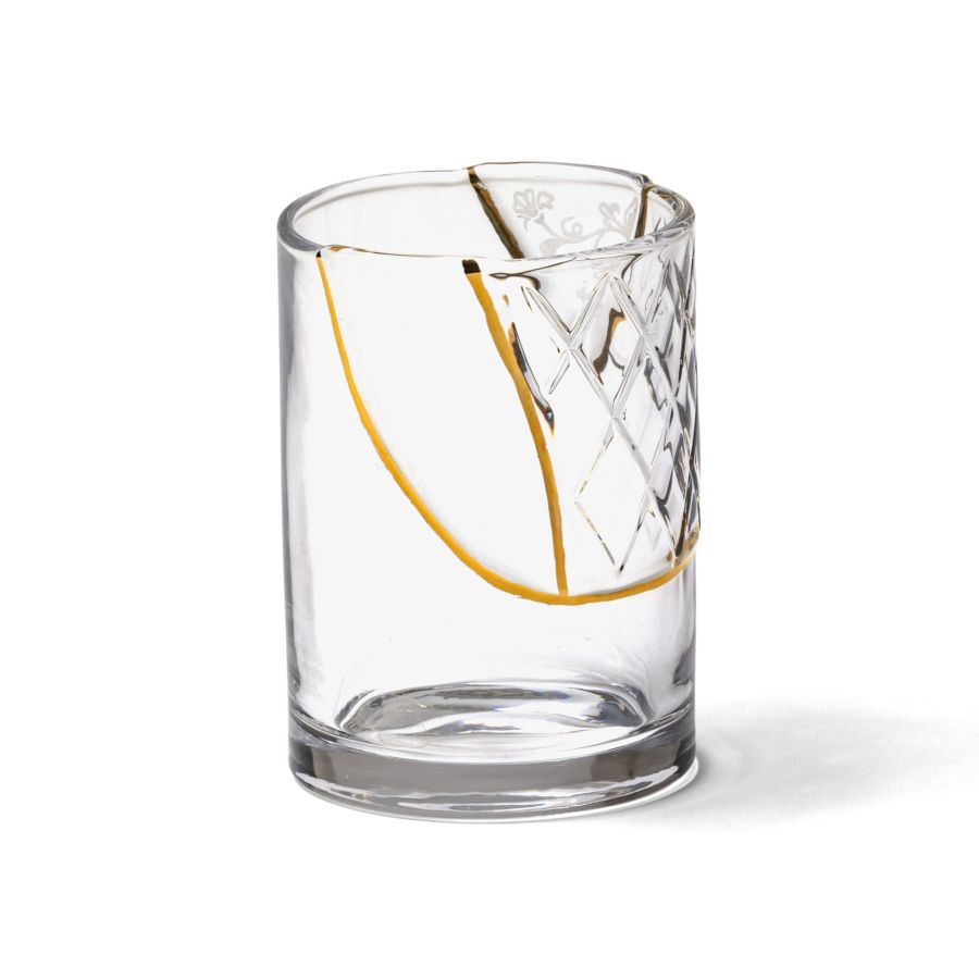 Kintsugi - Porcelain and gold plated Glass