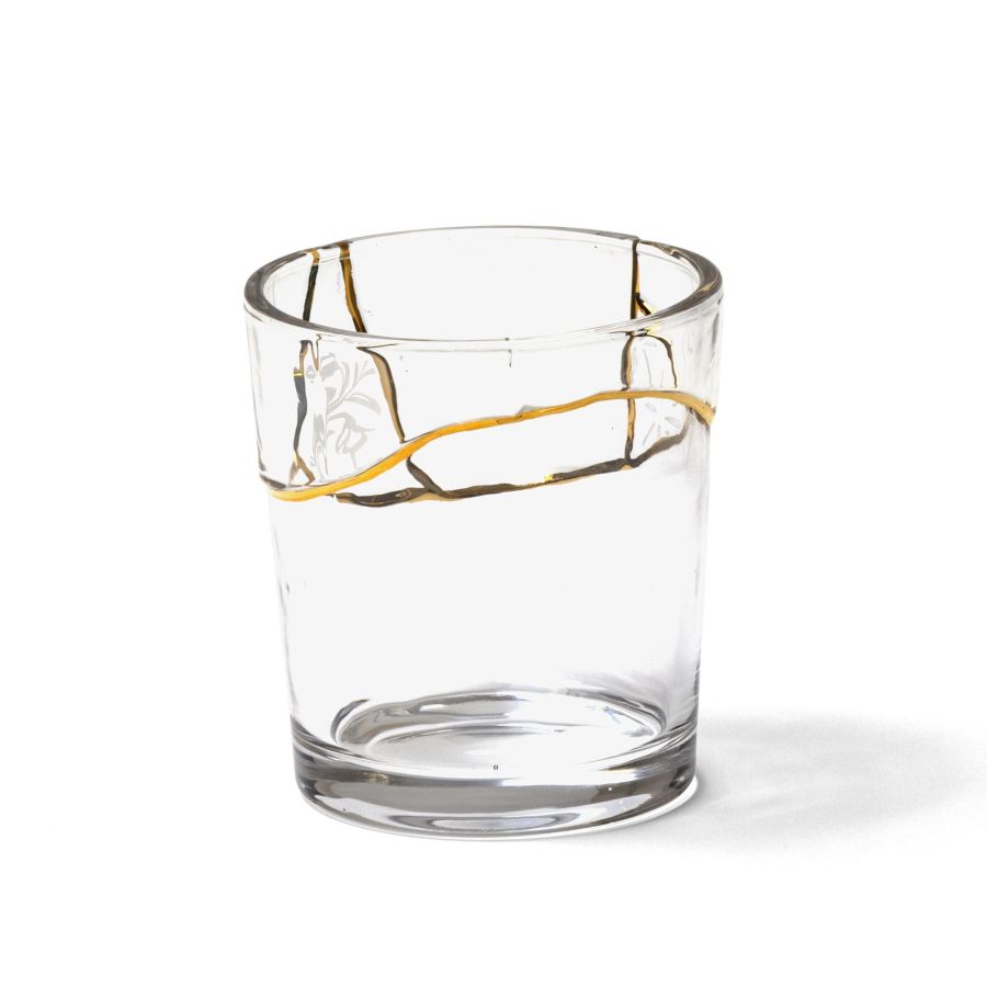 Kintsugi - Porcelain and gold plated Glass