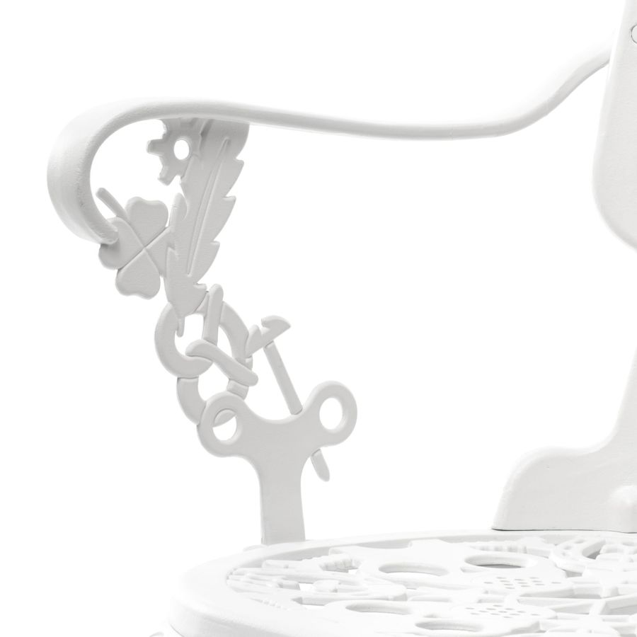 ALUMINIUM Outdoor ARMCHAIR Industry Collection by Seletti #WHITE