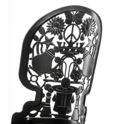 ALUMINIUM Outdoor CHAIR Industry Collection by Seletti #BLACK