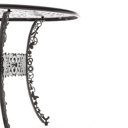 OVAL ALUMINIUM Outdoor TABLE Industry Collection by Seletti #BLACK