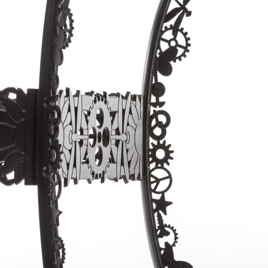 OVAL ALUMINIUM Outdoor TABLE Industry Collection by Seletti #BLACK