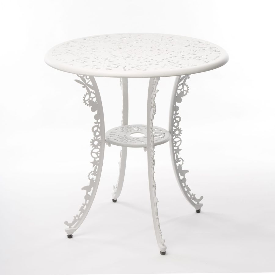 ALUMINIUM Outdoor TABLE Industry Collection by Seletti #WHITE