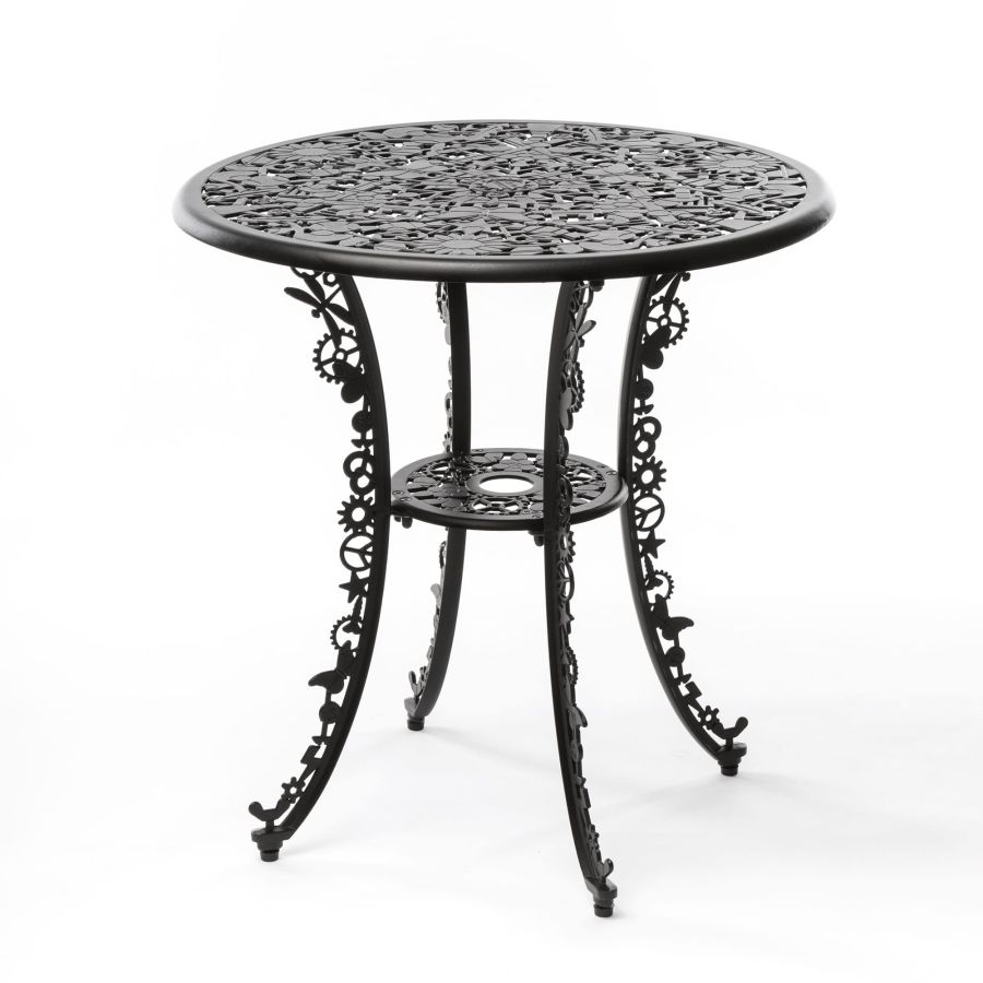 ALUMINIUM Outdoor TABLE Industry Collection by Seletti #BLACK