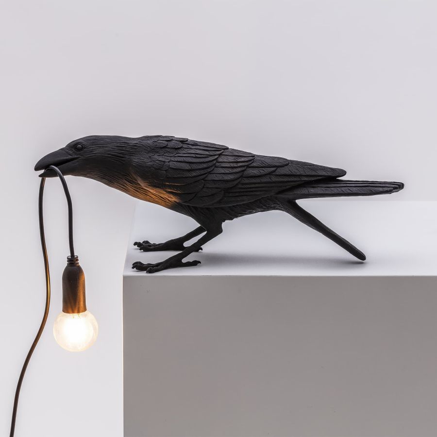 [Overseas Stock] Bird Lamp Playing - resin Indoor/Outdoor LED Table Lamp