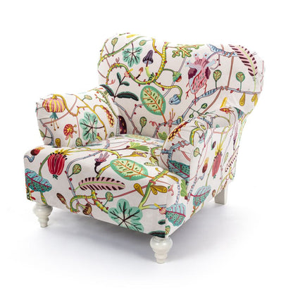 Fully Upholstered Armchair Botanical Diva by Seletti #White