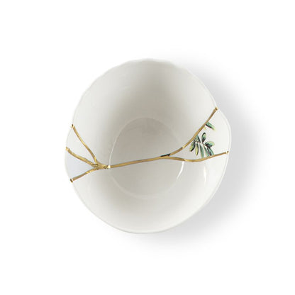Porcelain and gold plated Bowl Kintsugi by Seletti #No.2