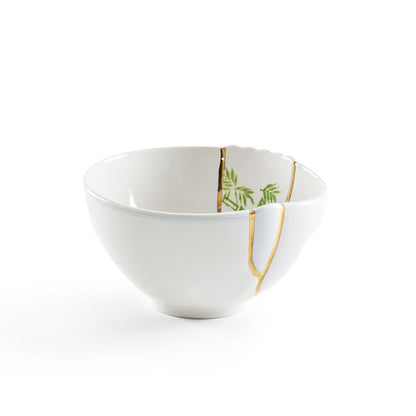 Porcelain and gold plated Bowl Kintsugi by Seletti #No.3