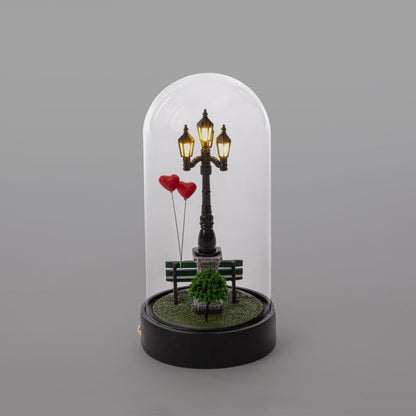 My Little Valentine - Resin and Glass Table Lamp