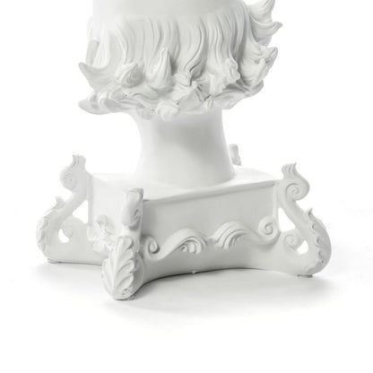 5 Arms Polyresin Candle Holder Burlesque Clown by Seletti #White