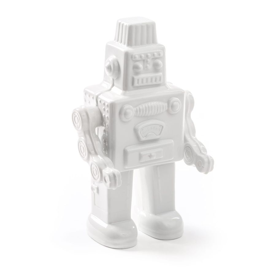 Porcelain Decorative Object Memorabilia My Robot by Seletti #White