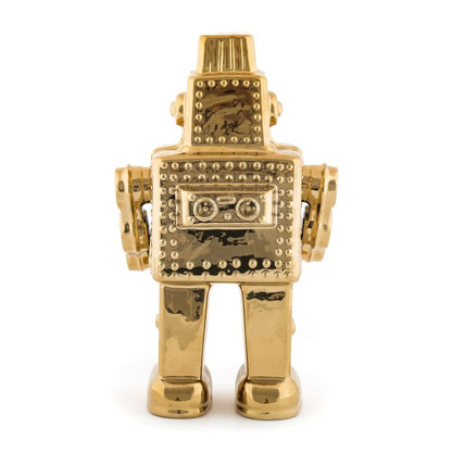 Porcelain Decorative Object Memorabilia My Robot by Seletti #Gold