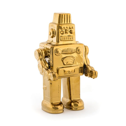 Porcelain Decorative Object Memorabilia My Robot by Seletti #Gold