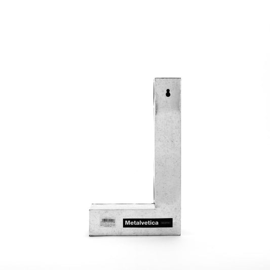 Metalvetica Letter "L" - Aluminum Decorative Object