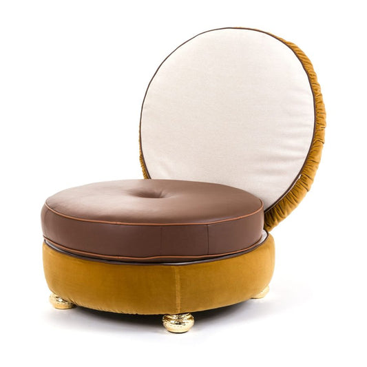 Burgher Chair - Upholstered fabric easy chair