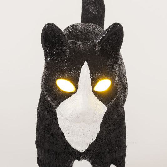 [Overseas Stock] Jobby The Cat - resin LED table lamp with USB charging