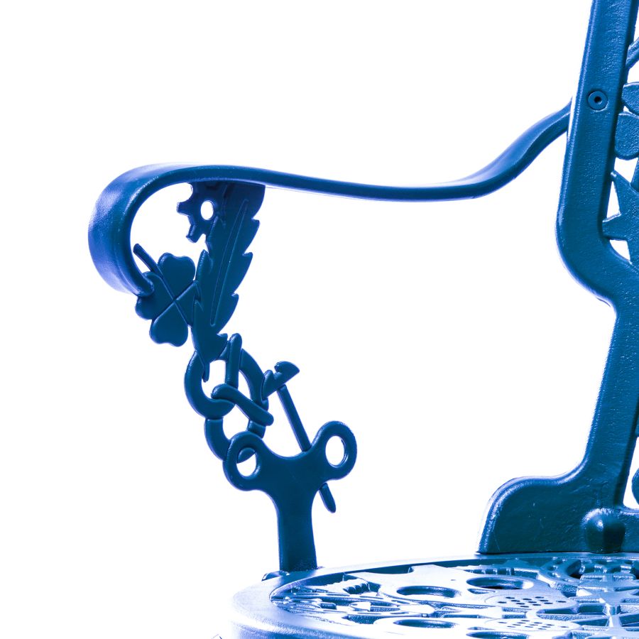 ALUMINIUM Outdoor ARMCHAIR Industry Collection by Seletti #SKY BLUE