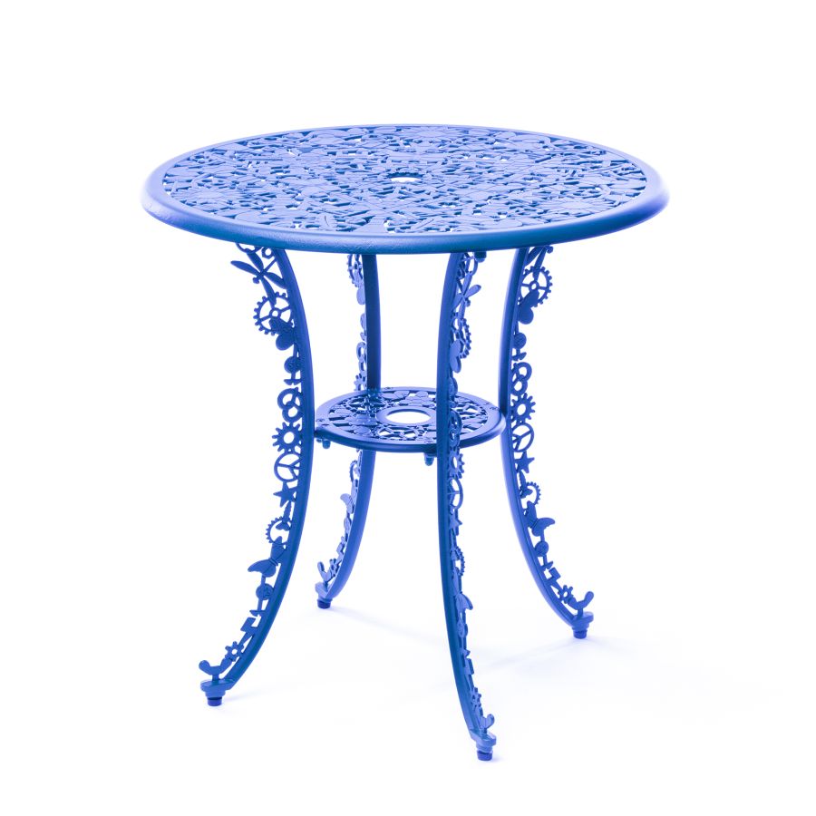 ALUMINIUM Outdoor TABLE Industry Collection by Seletti #SKY BLUE