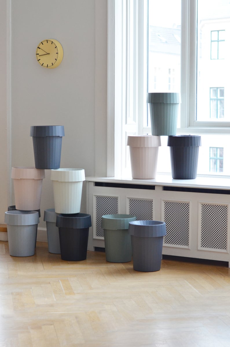 Shade Bin, off white