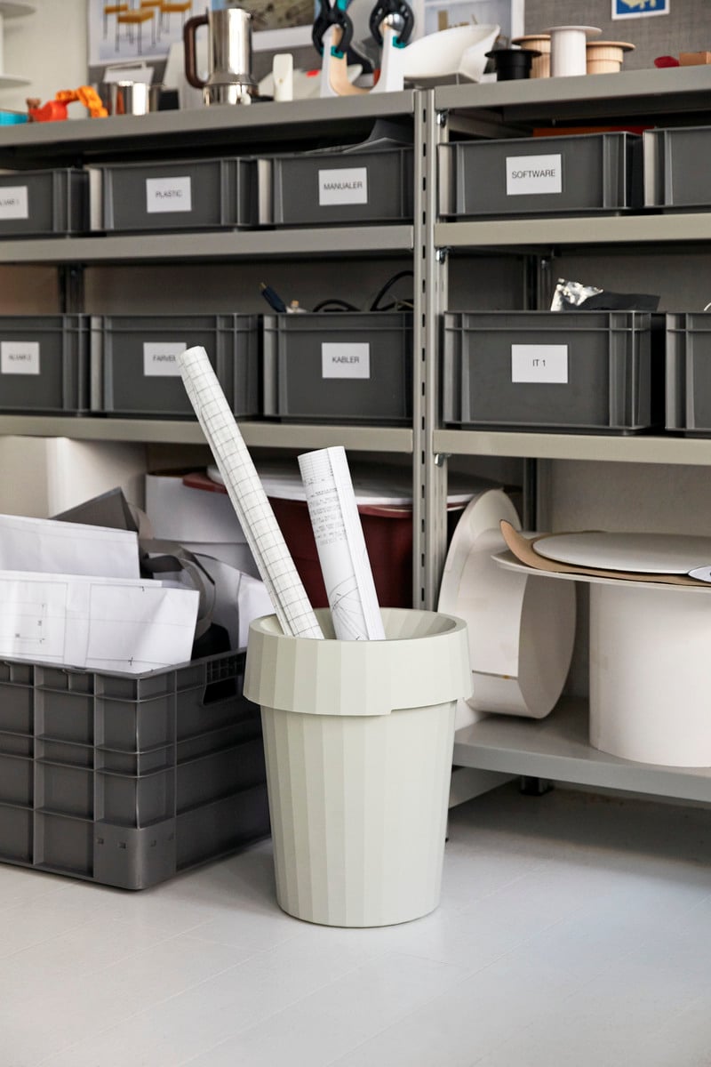 Shade Bin, off white