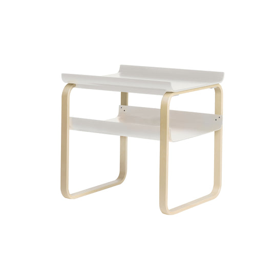 Artek Side Table 915 — birch/white lacquered