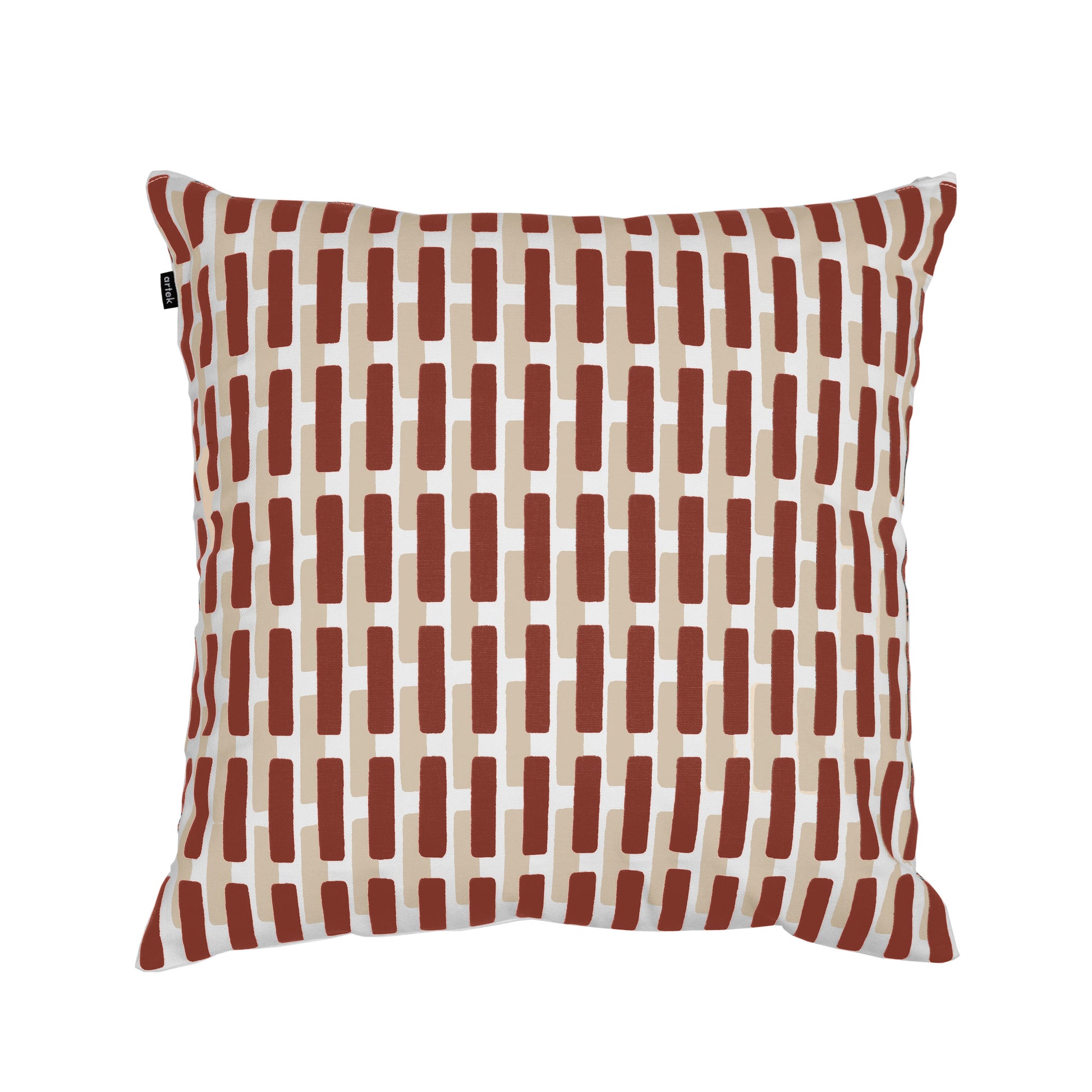 Artek Siena Cushion Cover, large — brick red/sand shadow