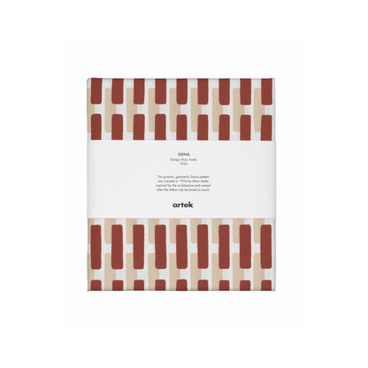 Artek Siena Fabric, canvas cotton — brick red/sand shadow