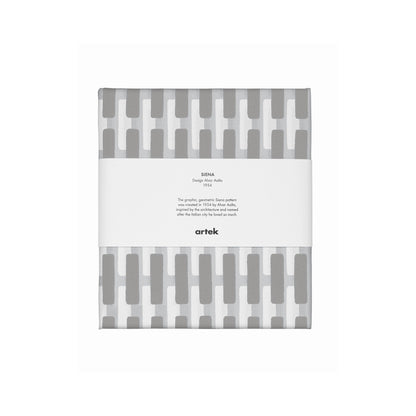 Artek Siena Fabric, acrylic coated cotton — grey/light grey shadow
